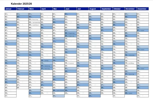 Kalender 2025