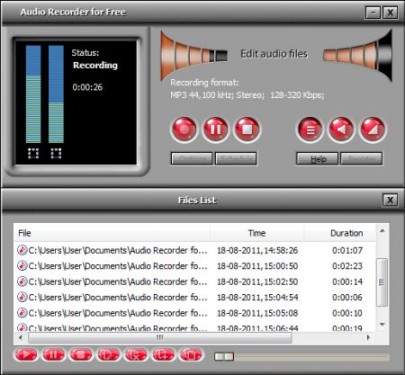 audio recording software for pc